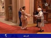الاميرة للا مريم في حفل الملكة إليزابيث