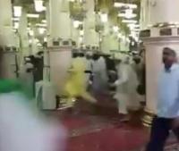 حقيقة فيديو ''هروب'' المصلين في المسجد النبوي
