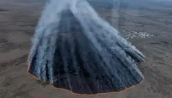 حريق ضخم يلتهم مستنقعات جنوب غرب إنجلترا وسط موجة حر تاريخية