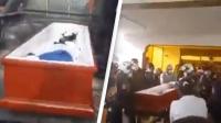 امرأة "تعود للحياة" خلال جنازتها في بيرو (فيديو)