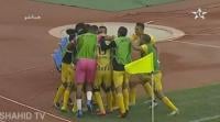 هدف قاتل للمغرب الفاسي في اخر دقائق المباراة في مرمى الجيش الملكي