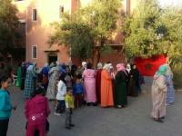 إحتجاجات ساكنة إزيكي الجديد بمراكش متواصلة ضدا على إقامة لاقط هوائي للإتصالات