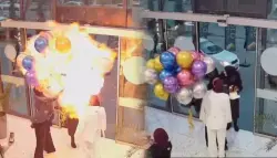 انفجار بالونات مشتعلة يحوّل عيد ميلاد في أوزبكستان إلى كارثة
