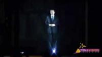 أردوغان يفاجئ الحضور ، ويظهر بشكل ثلاثي الأبعاد