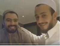 مقطع مضحك مع سعد لمجرد ومحمد رضا في العمرة