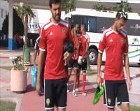 استعدادات المنتخب المغربي مع نظيره الليبي