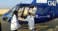 نقل رضيعة أصيبت بحروق بواسطة مروحية طبية من العيون إلى المستشفى الجامعي بمراكش