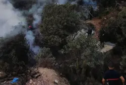 السلطات تسيطر على حريق مهول اندلع بمنطقة بليونش ضواحي الفنيدق (صور)