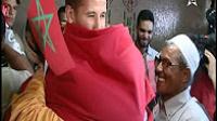 استقبال شعبي للبطل المغربي اسماعيل البكاري الذي رفع راية المغرب بفيتنام