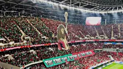 تيفو السبع في افتتاح ملعب مولاي عبدالله بالرباط خلال مباراة المنتخب الوطني والنيجر
