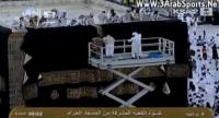 تبديل كسوة الكعبة المشرفة صباح يوم عرفه