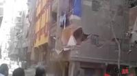 انهيار عمارة سكنية بحي المعادي في القاهرة