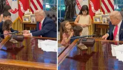 فيديو طريف .. ترامب يُفاجأ بسؤال بريء من طفل داخل البيت الأبيض