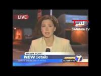 موقف مفاجئ يصيب مذيعة بالرعب على الهواء
