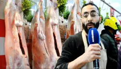 حنا مكنعملوش ديك السلعة.. جزار بطنجة يبيع اللحم ب90 درهم ويشكك في جودة لحوم 80 درهم!