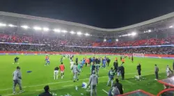 من قلب ملعب مولاي الحسن.. جماهير ولاعبي الكونغو في احتفال هيستيري بعد خطف بطاقة الملحق المونديالي