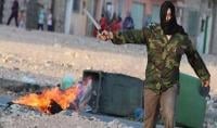 ملثمون يهاجمون دورية أمنية بالعيون و يتسببون في اصابة شرطي و احراق سيارة أمن
