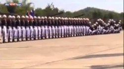 عرض عسكري غير مألوف