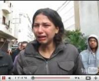 طفلة تتعرض للتعنيف في الوقفة الإحتجاجية بالدارالبيضاء 
