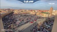 مشهد بانورامي لساحة مولاي عبد الوهاب بمدينة وجدة