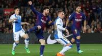 "هاتريك" ميسي يٌدمر ليغانيس ويقرب البارصا من اللقب (فيديو)