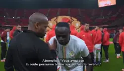 لقطات مصورة تكشف ما قاله الحكام لساديو ماني بعد فوز السنغال على المغرب (فيديو)