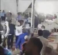 مشاهد صادمة لمواجهات عنيفة بالطباسل و الكراسي بين أنصار شباط و ولد الرشيد في مؤتمر حزب الإستقلال