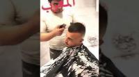 لاعبو المنتخب المغربي مع حلاق النجوم المصري