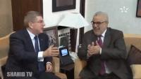 بنكيران يستقبل توماس باخ ويجري مباحثات معه على هامش زيارته للمغرب