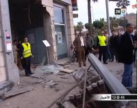 حافلة تقتحم بناية بنكية في البيضاء والحصيلة ثمانية جرحى