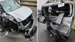 كاميرا مراقبة توثّق لحظة اصطدام مروّع بين عدة سيارات في عبدون بالأردن