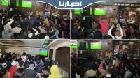 شاهد كيف عاش الجمهور المغربي على أعصابه مباراة الأسود واسبانيا