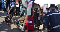 اصطدام عنيف بين دراجتين ناريتين يسفر عن نقل "مخزني" وشاب للمستعجلات بين الحياة والموت