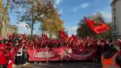 باريس تحتفل بالذكرى الخمسين للمسيرة الخضراء بمشاركة ضخمة للجالية المغربية