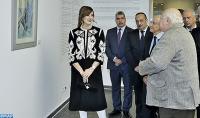 بالفيديو: الأميرة للا سلمى بلوك جديد خلال زيارة لمعرض فني