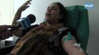 فنانون مغاربة يتبرعون بالدم