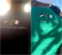 برافو رجال الأمن.. ضبط جزائريين يحاولون الدخول بقميص طبعت عليه "خرقة البوليساريو"