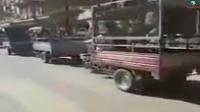 أعداد كبيرة من موطور التريبورتور في مسيرة إحتجاجية بقلعة السراغنة بسبب لوحة الترقيم