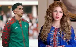وجدان سعيد تنفي شائعات ارتباطها بالدولي المغربي نايف أكرد