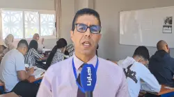 حراسة وتفتيش.. شاهد أجواء من داخل قاعات اجتياز امتحانات البكالوريا بوجدة