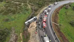 مأساة في تركيا.. 16 قتيلاً وعشرات الجرحى في حادثين مروريين متزامنين