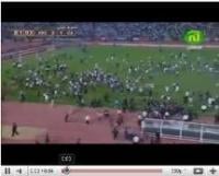 اجتياح جماهير الزمالك لاستاد القاهرة نهاية مباراة الإفريقي