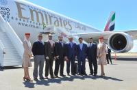 بالصور: طائرة الإمارات العملاقة تصل إلى الدار البيضاء في أول رحلة لطائرة A380 نحو المغرب وشمال أفريقيا