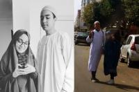 صور للفنانين ريم فتحي و بدر الدين بالغطاس بلباس "أفغاني" يشعل مواقع التواصل الإجتماعي