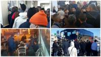 بالفيديو والصور... مرة أخرى مغاربة عالقون بميناء طنجة ويعيشون جحيما بسبب حادثة باخرة