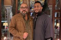 محمد رمضان ينشر صورة رفقة الملك محمد السادس..وهكذا علق عليها!