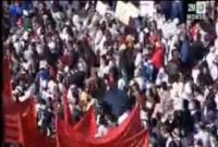 مسيرة الأساتدة المتدربين بالرباط على القناة الثانية دوزيم 2m