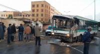 خطير و بالصور : حافلة للنقل العمومي تخترق منزل بسيدي عثمان بالدارالبيضاء