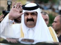 أمير قطر السابق "كيتقهوى" في ساحة لفنا 