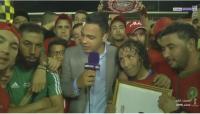 بالفيديو: فرحة الجماهير المغربية من أرضية الملعب بعد تأهل المنتخب لمونديال روسيا